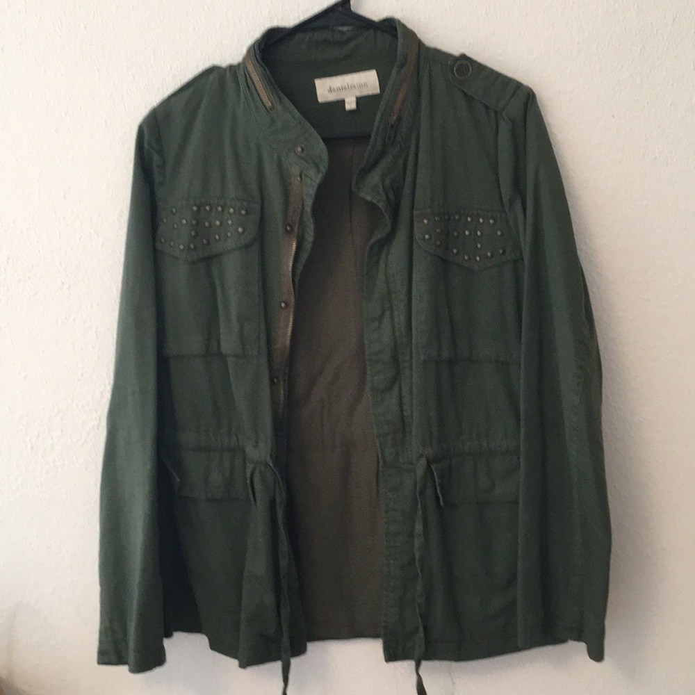 Green Army Jacket, Size Small